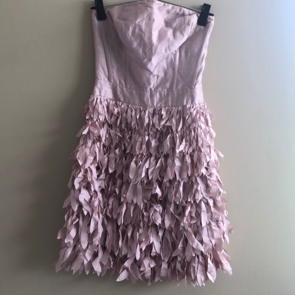Reiss Antique Rose Lina Cut Work Dress
